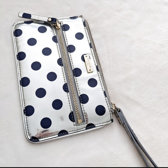 Kate Spade Metallic Polka Dot Wristlet - Picture 2 of 4